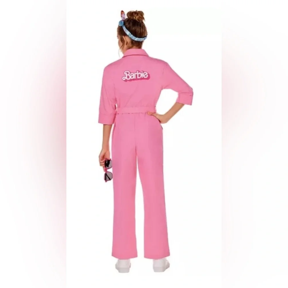 Pink Kid’s Barbie Jumpsuit